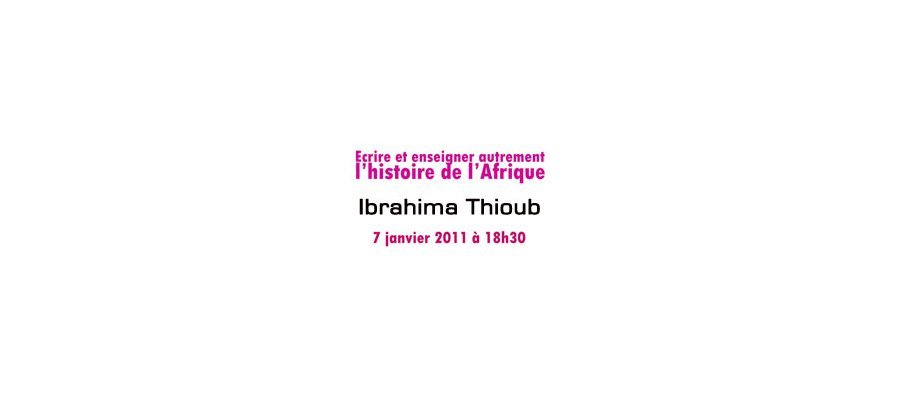 Image:Conférence : Ecrire et enseigner autrement l'histoire de l'Afrique