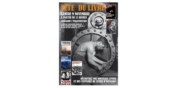 Image:Noir & Rouge : Fête du livre à L'Emancipation