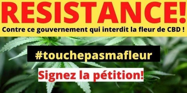 Image:Fleurs de CBD : Pétition contre l'interdiction de la vente et de la consommation