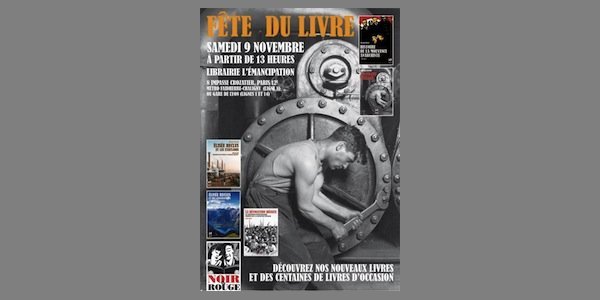 Image:Noir & Rouge : Fête du livre à L'Emancipation